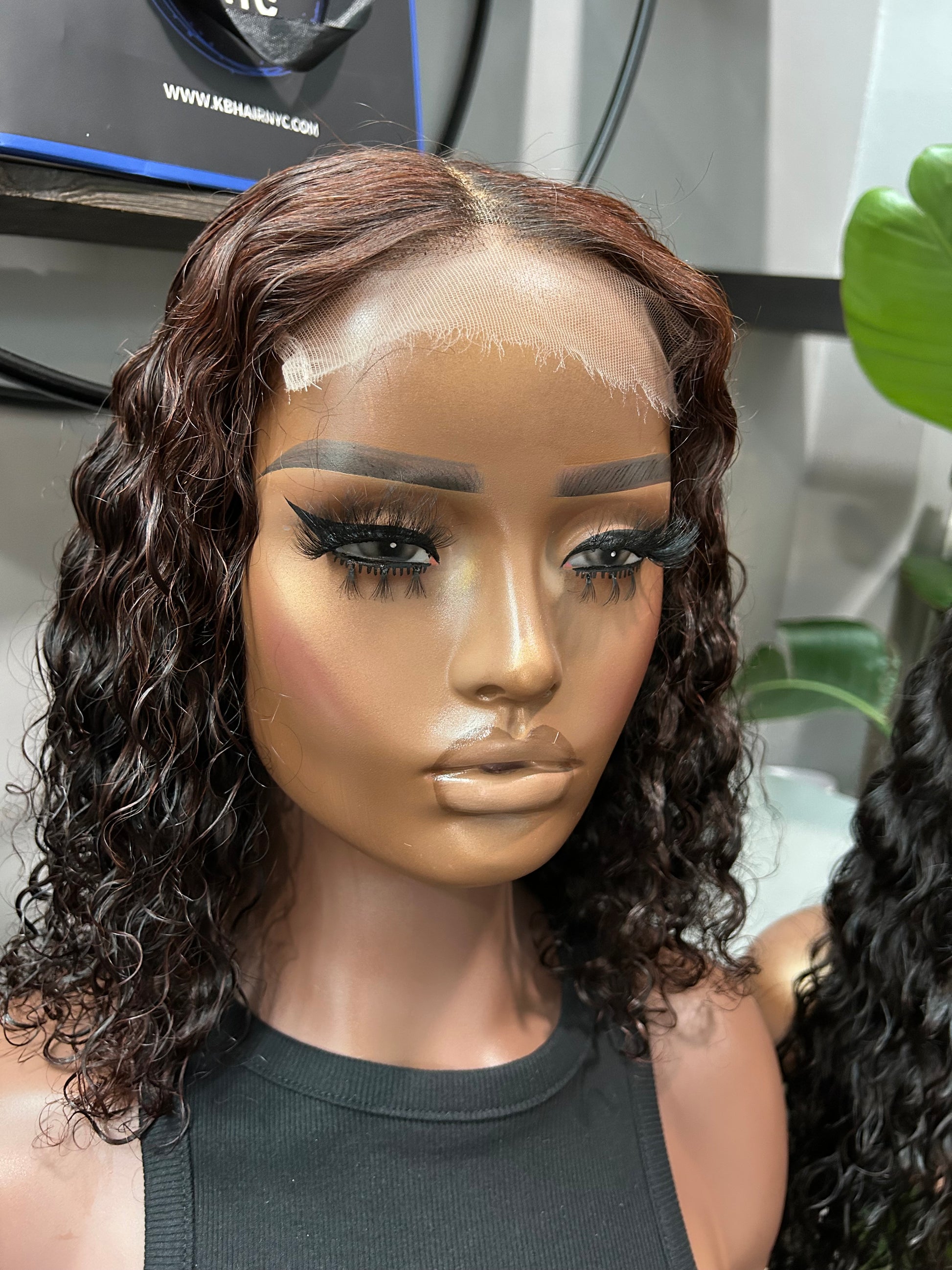 Alexis - Curly Bob Closure Wig