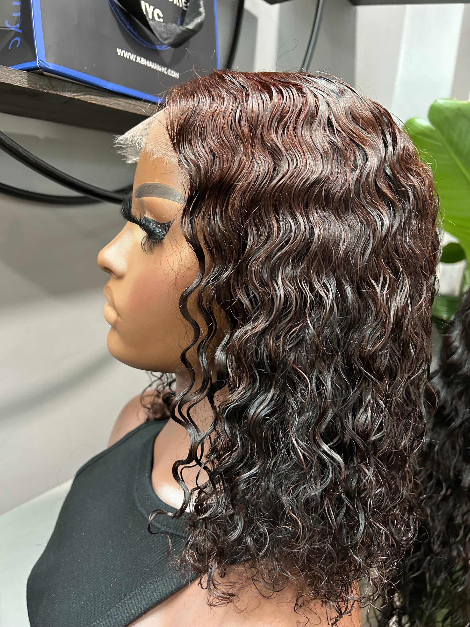 Alexis - Curly Bob Closure Wig